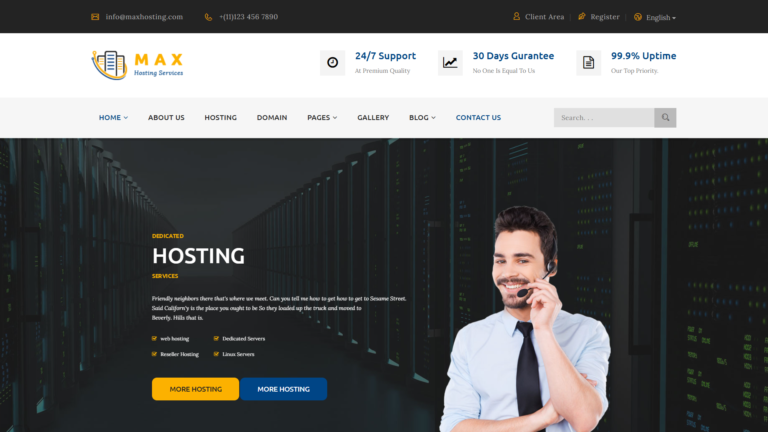 Max hosting services